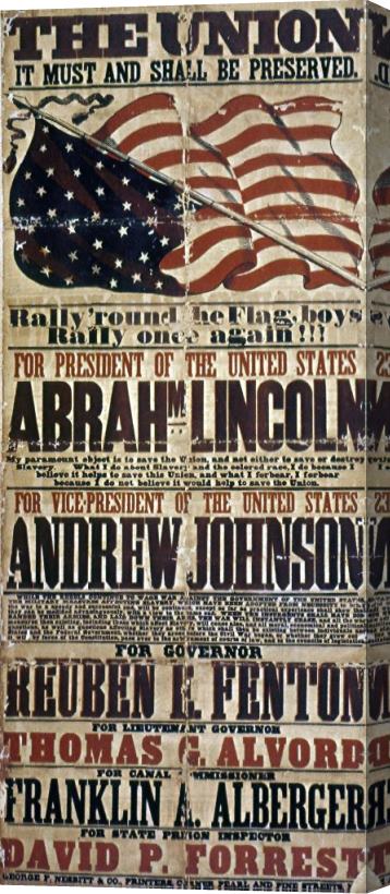 Others Presidential Campaign, 1864 Stretched Canvas Painting / Canvas Art
