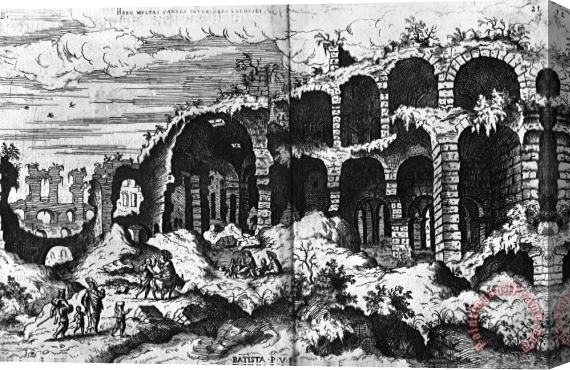 Others ROME: COLOSSEUM, c1583 Stretched Canvas Print / Canvas Art