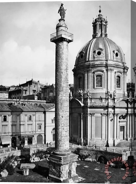 Others Rome: Trajans Column Stretched Canvas Print / Canvas Art