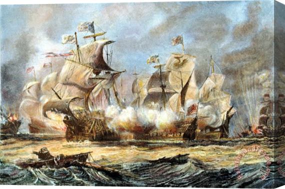 Others Spanish Armada, 1588 Stretched Canvas Painting / Canvas Art