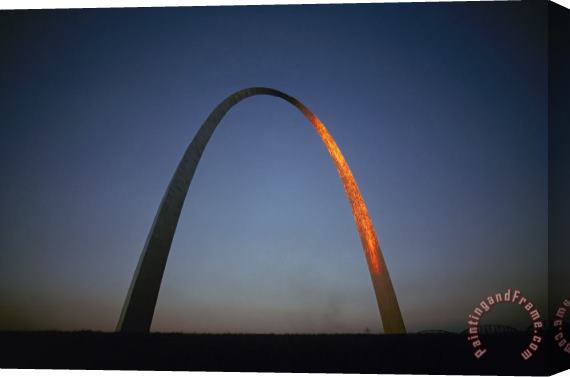 Others St. Louis: Gateway Arch Stretched Canvas Print / Canvas Art