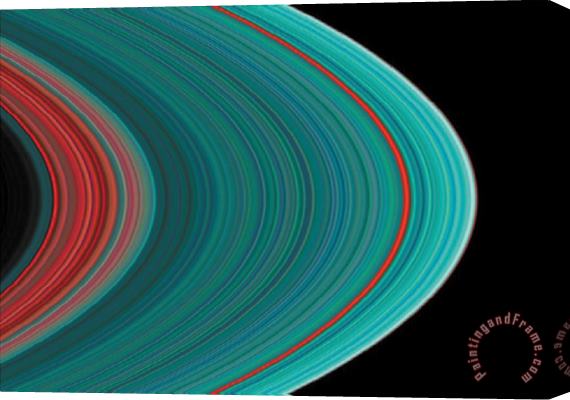 Others The Rings Of Saturn Stretched Canvas Painting / Canvas Art