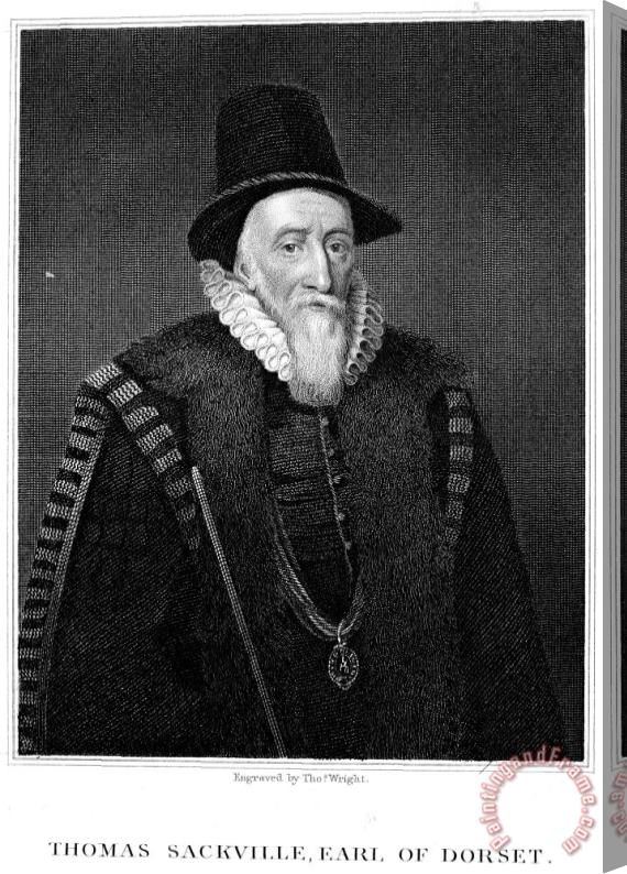 Others Thomas Sackville (1536-1608) Stretched Canvas Print / Canvas Art