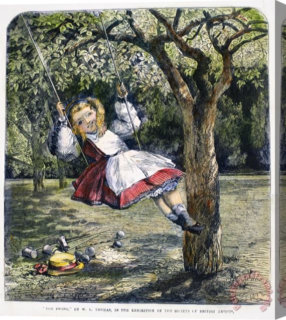 Others Thomas: The Swing, 1864 Stretched Canvas Painting / Canvas Art