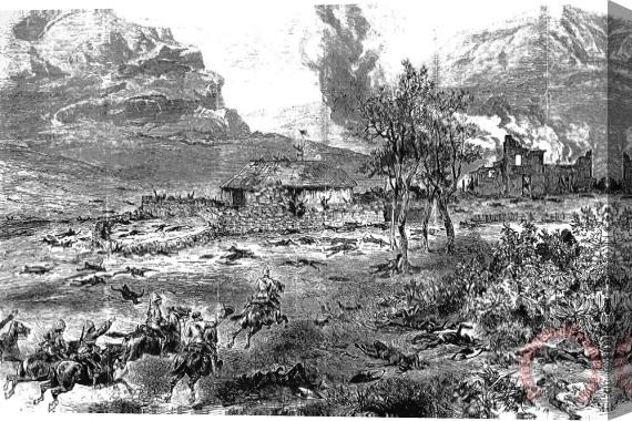 Others Zulu War, 1879 Stretched Canvas Print / Canvas Art