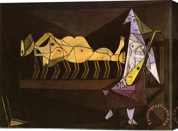 Pablo Picasso Aubade C 1942 Stretched Canvas Print / Canvas Art