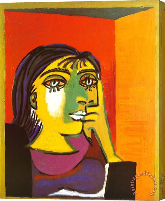 Pablo Picasso Dora Maar Stretched Canvas Painting / Canvas Art