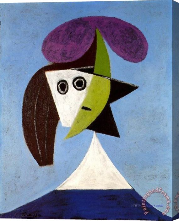 Pablo Picasso Emme Au Chapeau Stretched Canvas Painting / Canvas Art