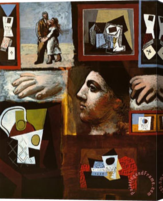 Pablo Picasso Etudes Stretched Canvas Print / Canvas Art