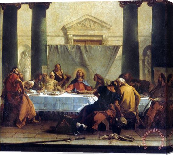 Pablo Picasso Giovanni Battista Tiepolo G B Tiepolo Last Supper Stretched Canvas Painting / Canvas Art