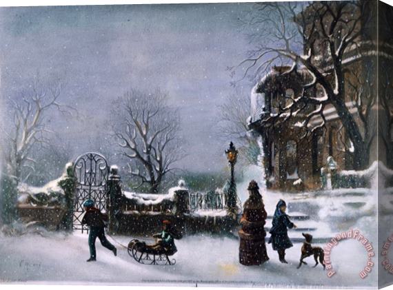 Pablo Picasso Joseph Hoover The First Snow 1877 Stretched Canvas Print / Canvas Art