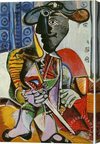 Pablo Picasso Matador 1970 Stretched Canvas Painting / Canvas Art