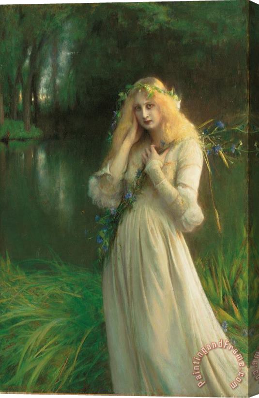 Pascal Adolphe Jean Dagnan Bouveret Ophelia Stretched Canvas Painting / Canvas Art