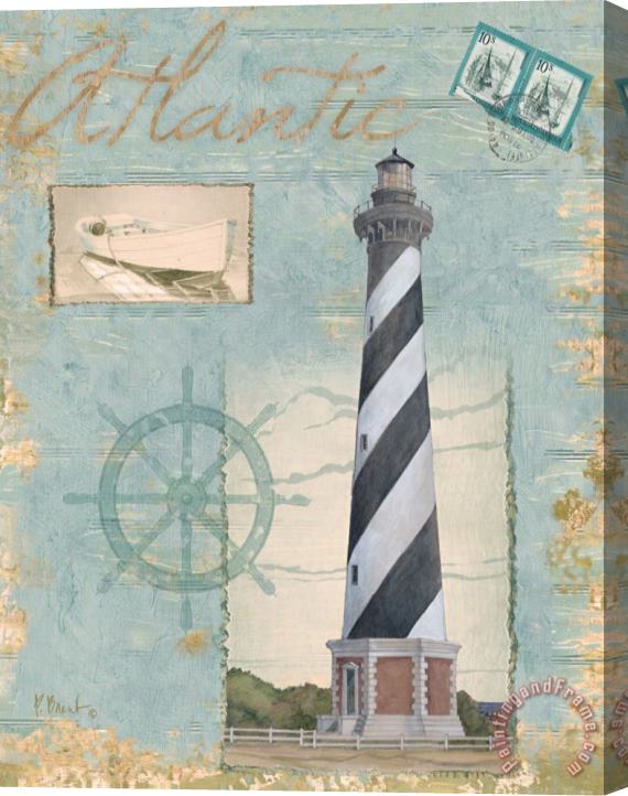Paul Brent Seacoast Lighthouse I Stretched Canvas Print / Canvas Art