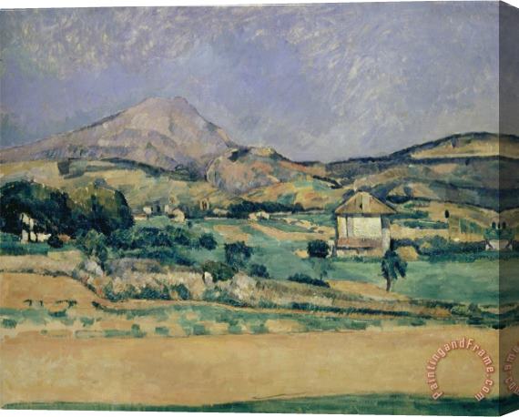 Paul Cezanne Blick Zum Mount Saint Victoire 1882 85 Stretched Canvas Print / Canvas Art