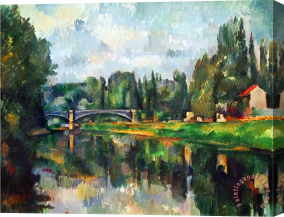 Paul Cezanne Bridge Over Ther Marne at Creteil 1888 Stretched Canvas Print / Canvas Art