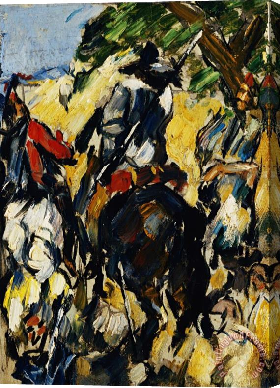 Paul Cezanne Don Quixote Back View Stretched Canvas Print / Canvas Art