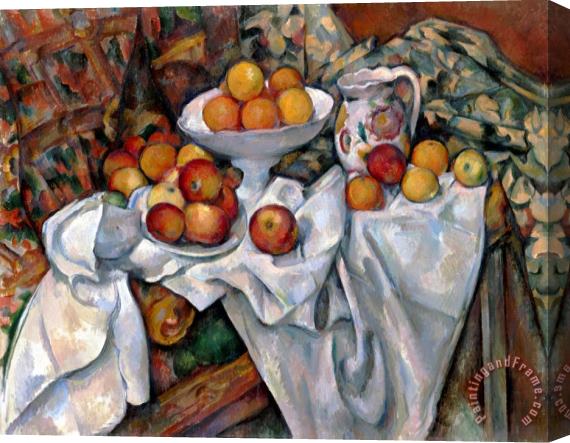 Paul Cezanne Pommes Et Oranges Stretched Canvas Print / Canvas Art