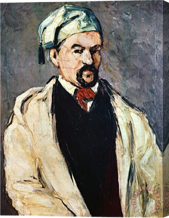 Paul Cezanne Portrait of a Man in a Blue Cap Or Uncle Dominique Circa 1866 Stretched Canvas Painting / Canvas Art