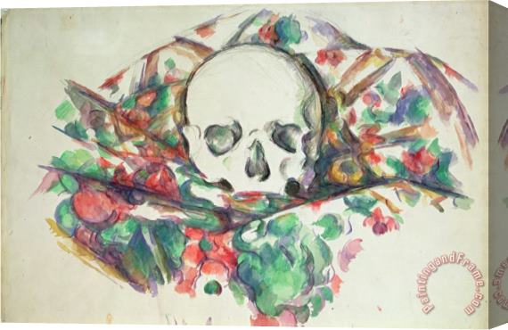 Paul Cezanne Skull on Drapery C 1902 06 Stretched Canvas Print / Canvas Art