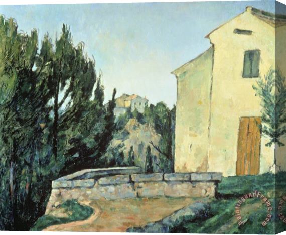 Paul Cezanne The Abandoned House at Tholonet Stretched Canvas Print / Canvas Art