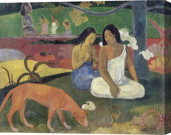 Paul Gauguin Arearea (joyeusetes) Stretched Canvas Print / Canvas Art