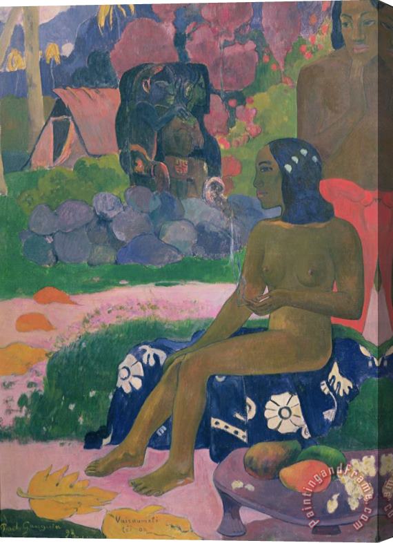 Paul Gauguin Her Name is Vairaumati Stretched Canvas Print / Canvas Art