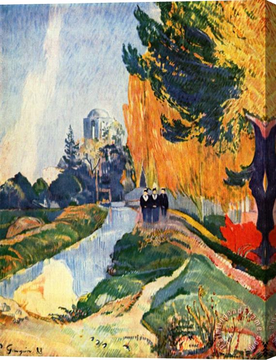 Paul Gauguin Les Alyscamps Stretched Canvas Painting / Canvas Art