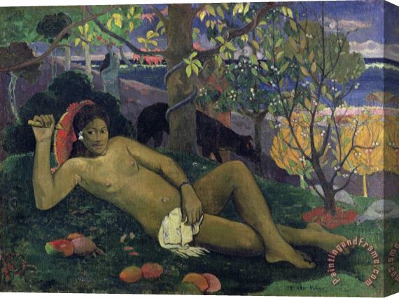 Paul Gauguin Te Arii Vahine (the King's Wife) Stretched Canvas Print / Canvas Art