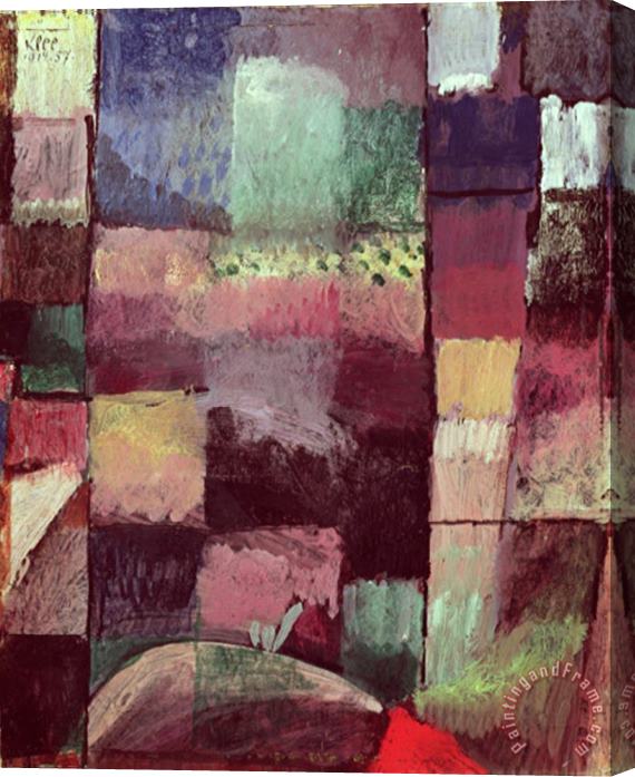 Paul Klee Composition Motif From Hammamet 1914 Stretched Canvas Print / Canvas Art