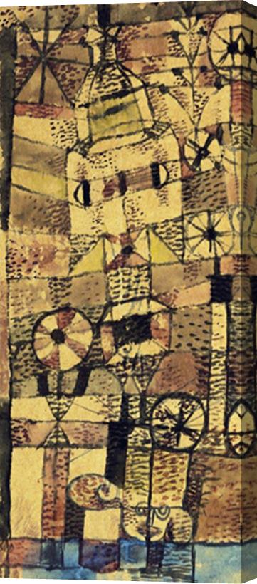 Paul Klee Stratification II Lagerung II Stretched Canvas Print / Canvas Art
