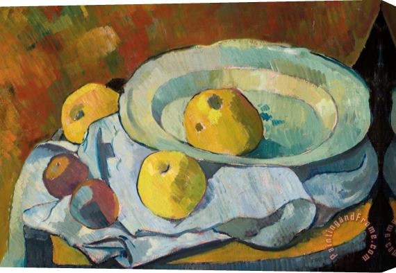 Paul Serusier Plate Of Apples Stretched Canvas Painting / Canvas Art