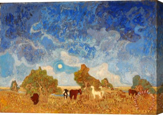 Pedro Figari Pampa Stretched Canvas Print / Canvas Art