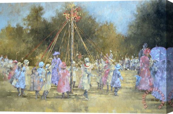 Peter Miller The Maypole Stretched Canvas Print / Canvas Art