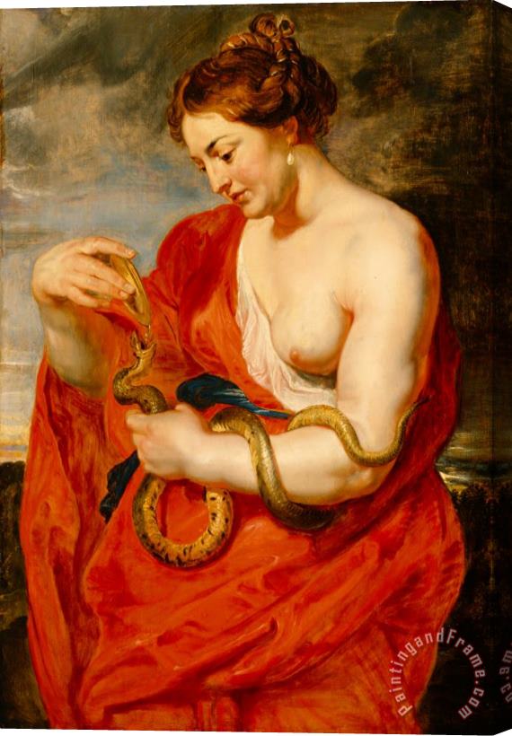 Peter Paul Rubens Hygeia - Goddess of Health Stretched Canvas Painting / Canvas Art