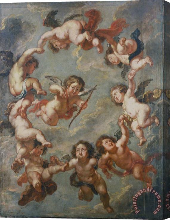 Peter Paul Rubens Putti a Ceiling Decoration Stretched Canvas Painting / Canvas Art