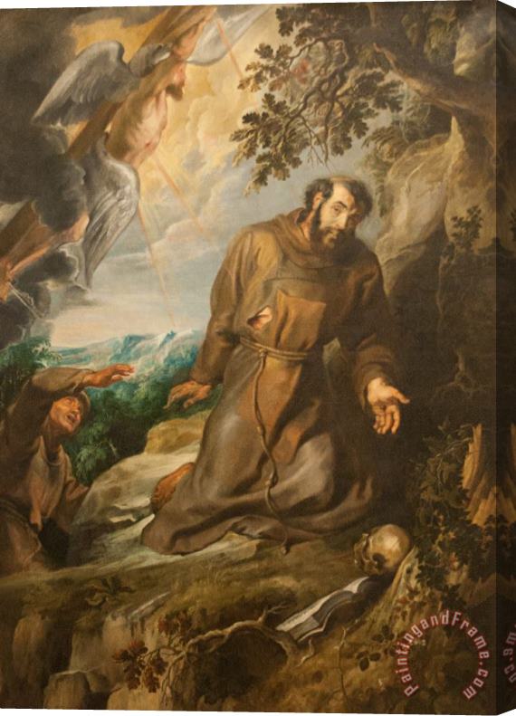 Peter Paul Rubens St. Francis Of Assisi Receiving The Stigmata Stretched Canvas Painting / Canvas Art