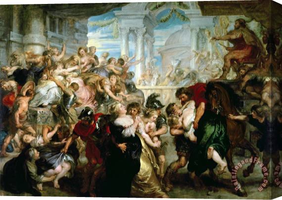 Peter Paul Rubens The Rape of the Sabine Women Stretched Canvas Painting / Canvas Art