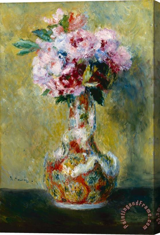 Pierre Auguste Renoir Bouquet in a Vase Stretched Canvas Print / Canvas Art
