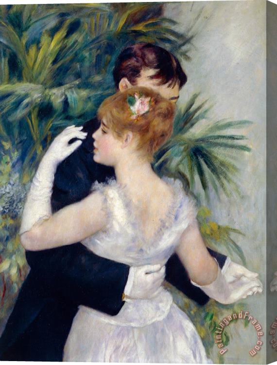 Pierre Auguste Renoir Dance In The City Stretched Canvas Painting / Canvas Art