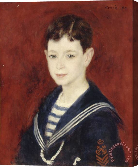 Pierre Auguste Renoir Fernand Halphen As a Boy Stretched Canvas Print / Canvas Art