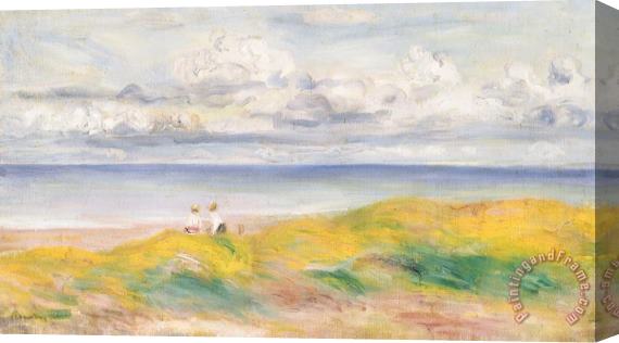 Pierre Auguste Renoir On the Cliffs Stretched Canvas Painting / Canvas Art