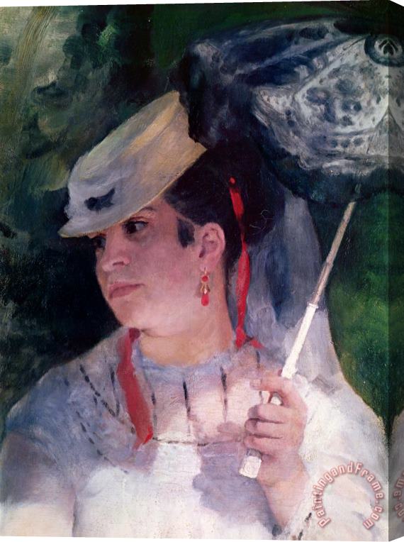 Pierre Auguste Renoir Portrait of Lise Stretched Canvas Painting / Canvas Art