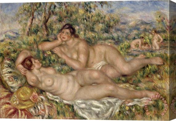 Pierre Auguste Renoir The Bathers (les Baigneuses) Stretched Canvas Print / Canvas Art