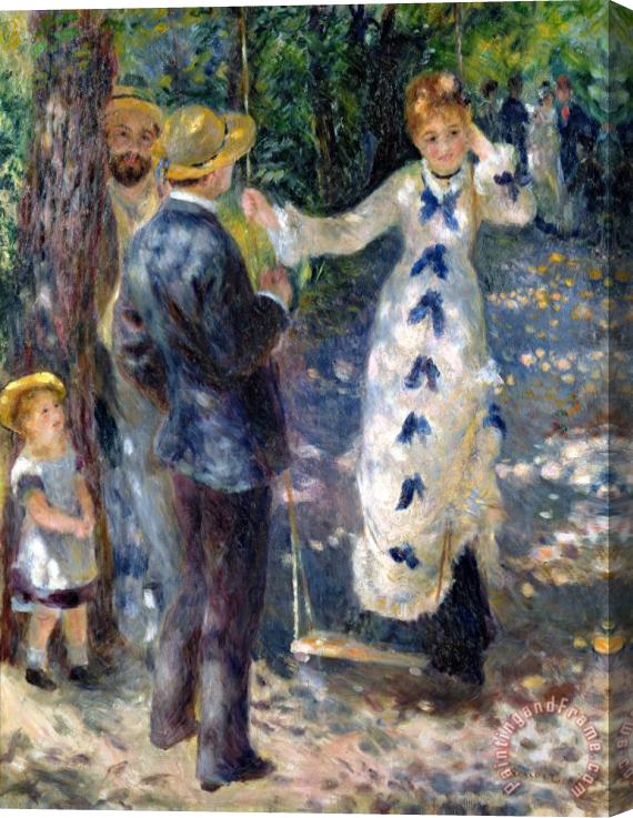 Pierre Auguste Renoir The Swing Stretched Canvas Print / Canvas Art