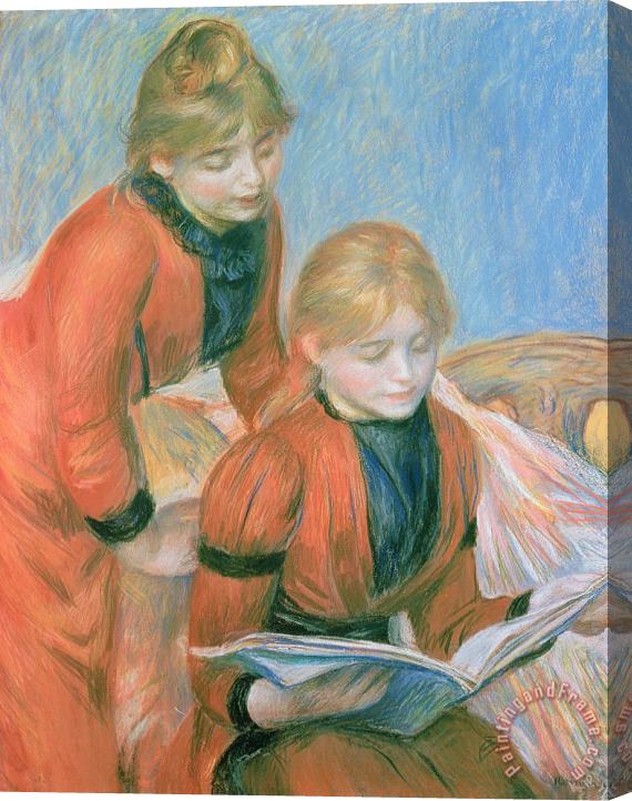 Pierre Auguste Renoir The Two Sisters Stretched Canvas Painting / Canvas Art