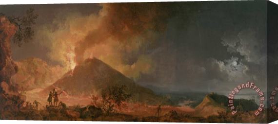 Pierre-Jacques Volaire The Eruption of Vesuvius Stretched Canvas Print / Canvas Art