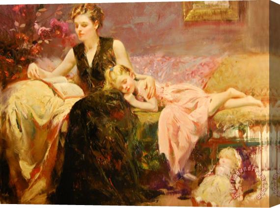 Pino Daeni Precious Moments Stretched Canvas Painting / Canvas Art