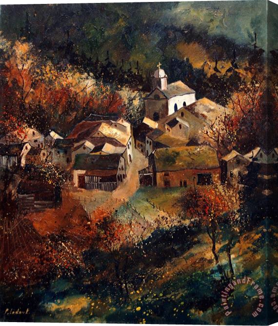 Pol Ledent Autumn in Frahan Stretched Canvas Print / Canvas Art
