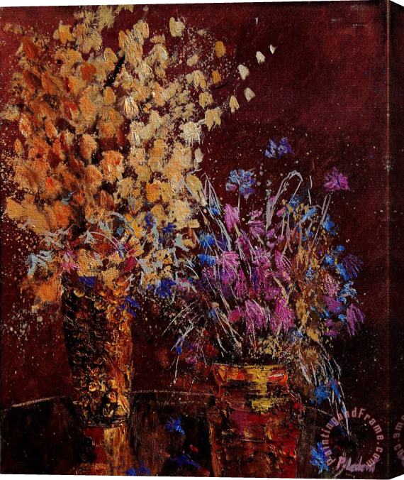 Pol Ledent Bunch of dried flowers Stretched Canvas Print / Canvas Art